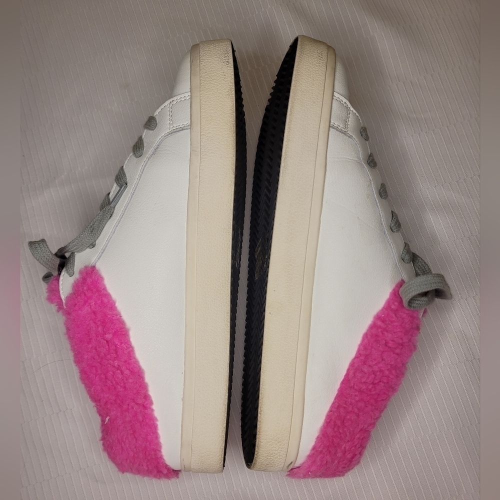 Steve Madden Polaris White and Pink Shoes sz 9.5 - Picture 5 of 11